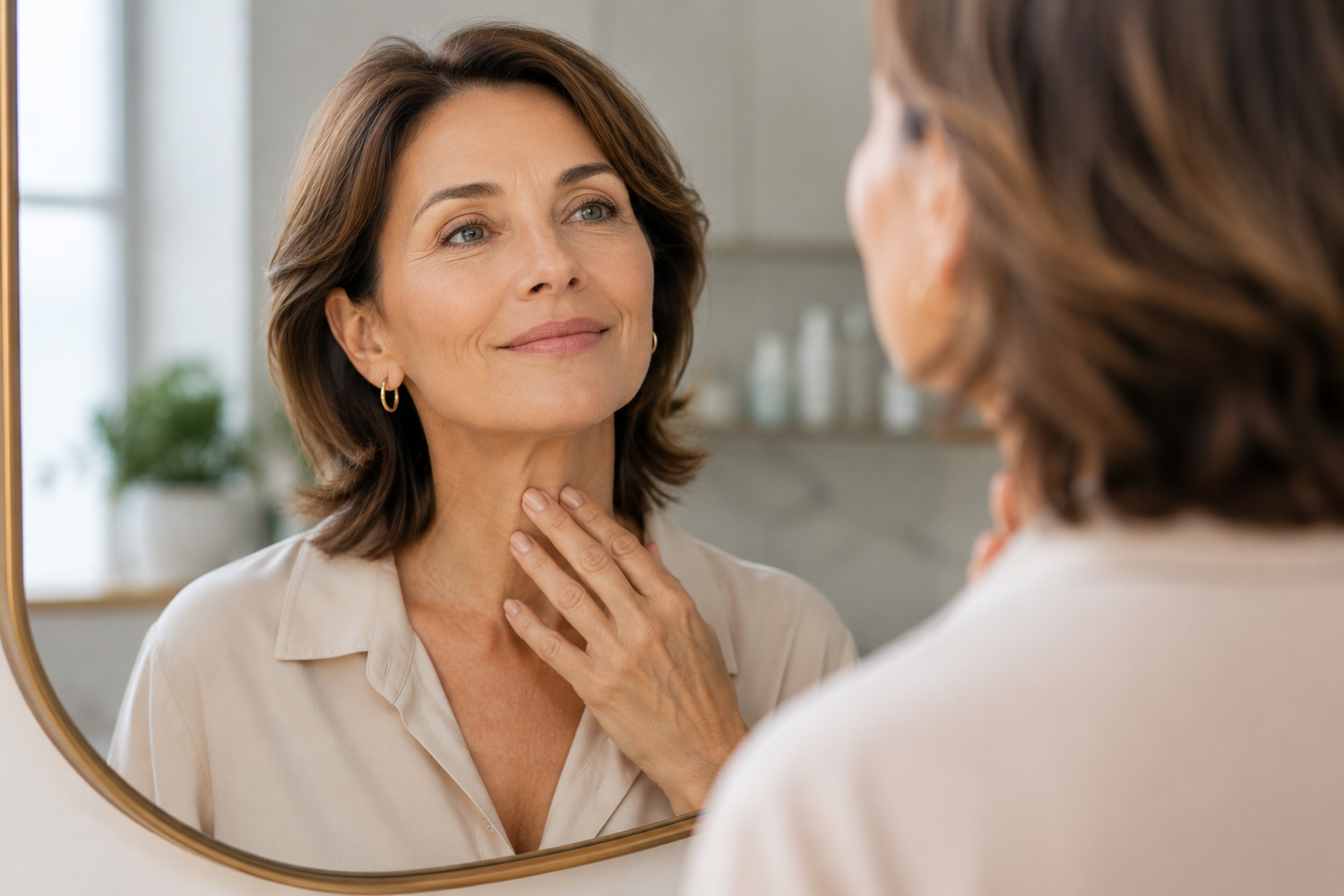Neck Lines Becoming Visible? Firming Care Helps