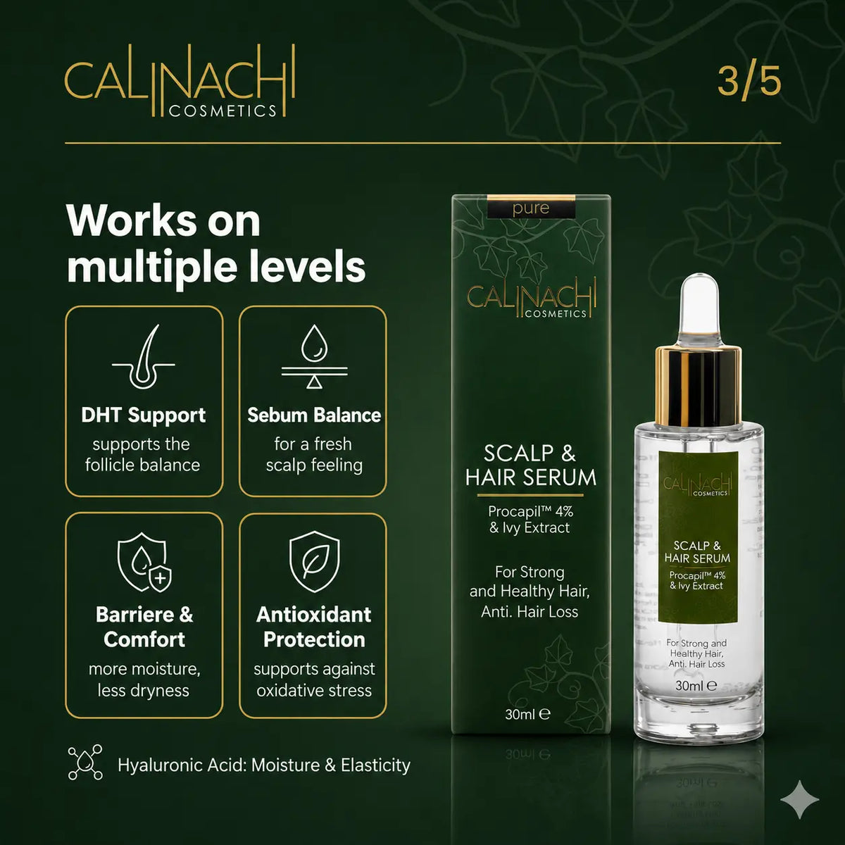 Metabolic Support for Hair Vitality Reset HairCare Sets CALINACHI Cosmetics